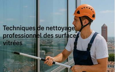 Techniques de nettoyage professionnel des surfaces vitrées